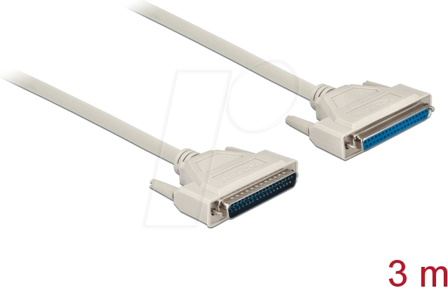 Thumbnail - DELOCK 86884 - Kabel Seriell, D-Sub 37, Stecker/Buchse, 3 m