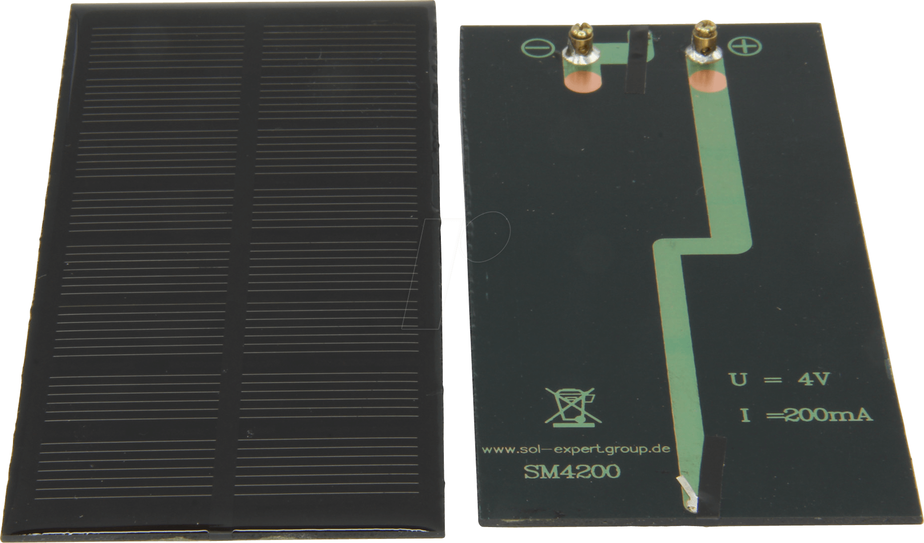 SOLAR SM4200 - Solarzelle, vergossen, 4 V, 0,2 A