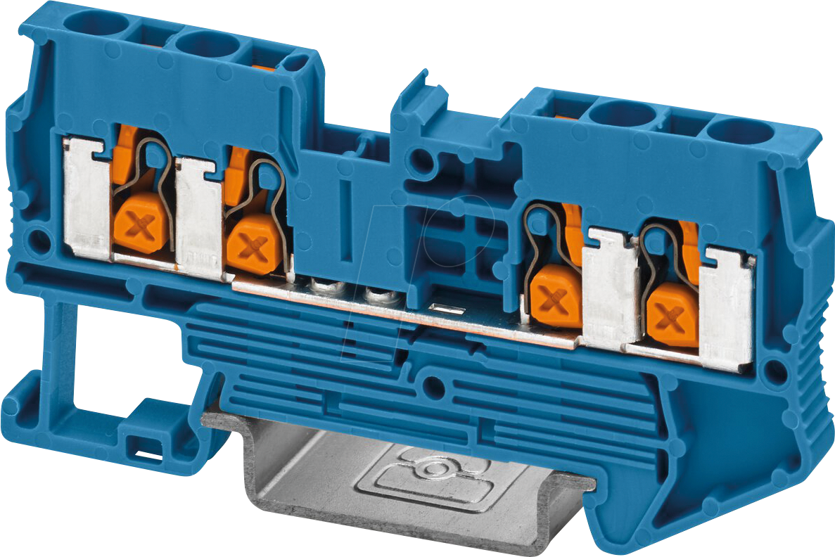 Thumbnail - XT 2,5 QUAT BU - Durchgangsklemme, XT 2,5 QUATTRO - blau