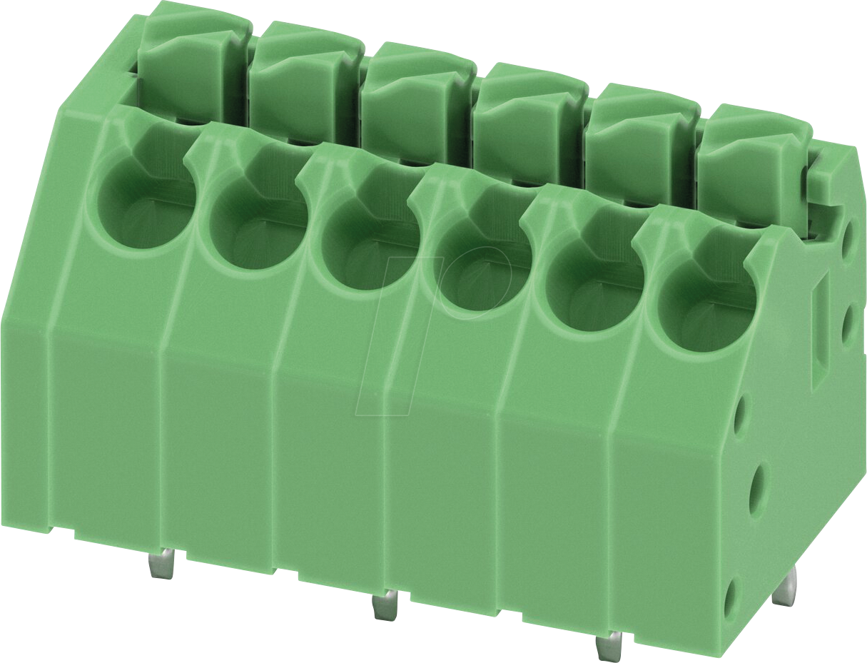 PTSA 1,5 6 3,5Z - Leiterplattenklemmenblock, 6 polig, RM: 3,5 mm, 0,2 - 1,5 mm²