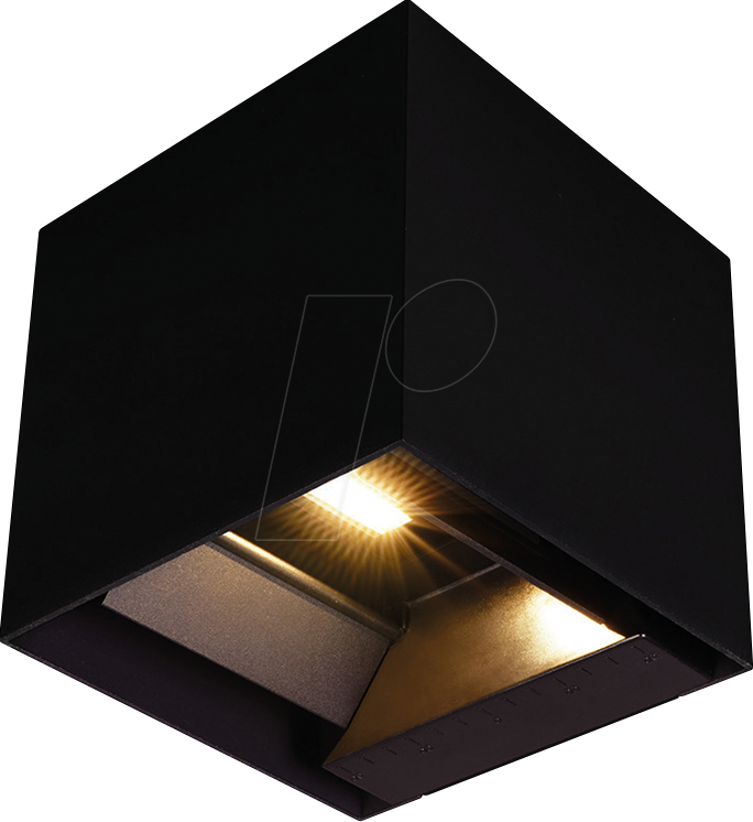 VT-23770 - Solar-Wandleuchte, 9 W, 800 lm, 3000/4000/5000 K, schwarz, IP65