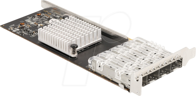 DELOCK 88342 - Netzwerkkarte, PCIe, Gigabit Ethernet, 4x SFP