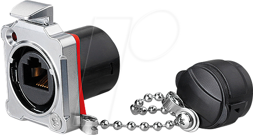 Thumbnail - GC IC02-24R02 - Durchführungskupplung, RJ45, M24