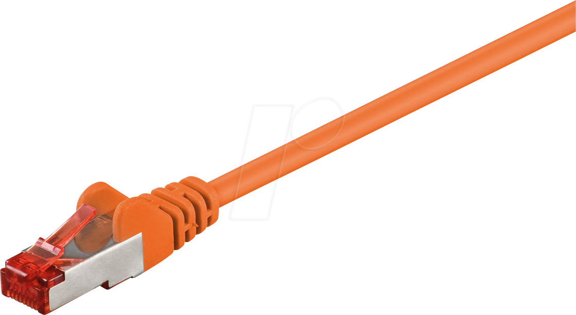 GOOBAY 93476 - Cat.6 S/FTP PiMF Patchkabel, CU, orange, 50 m