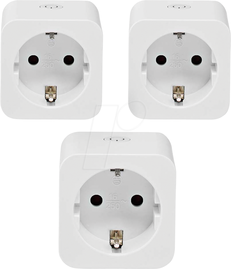 N WIFIP121FWT3 - Schaltbare WLAN Steckdose, 3 Stück