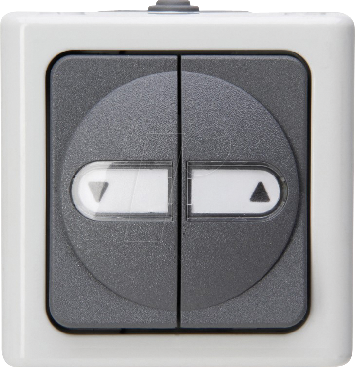 EL BE 561556004 - BLUE ELECTRIC - Jalousieschalter, grau