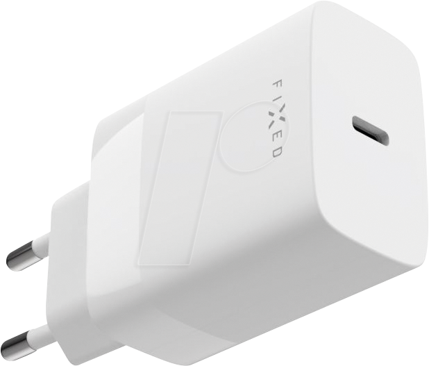 FIXC30N-C-WH - USB-Ladegerät, 30 W, 5-20 V, 3 A, 1x USB-C PD 3.0, weiß