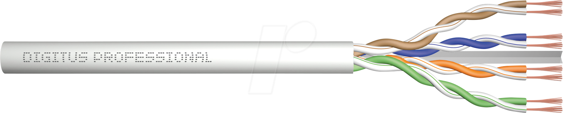 DIGI DK1613A-P-1 - Cat.6a Patchkabel, U/UTP, 100 m