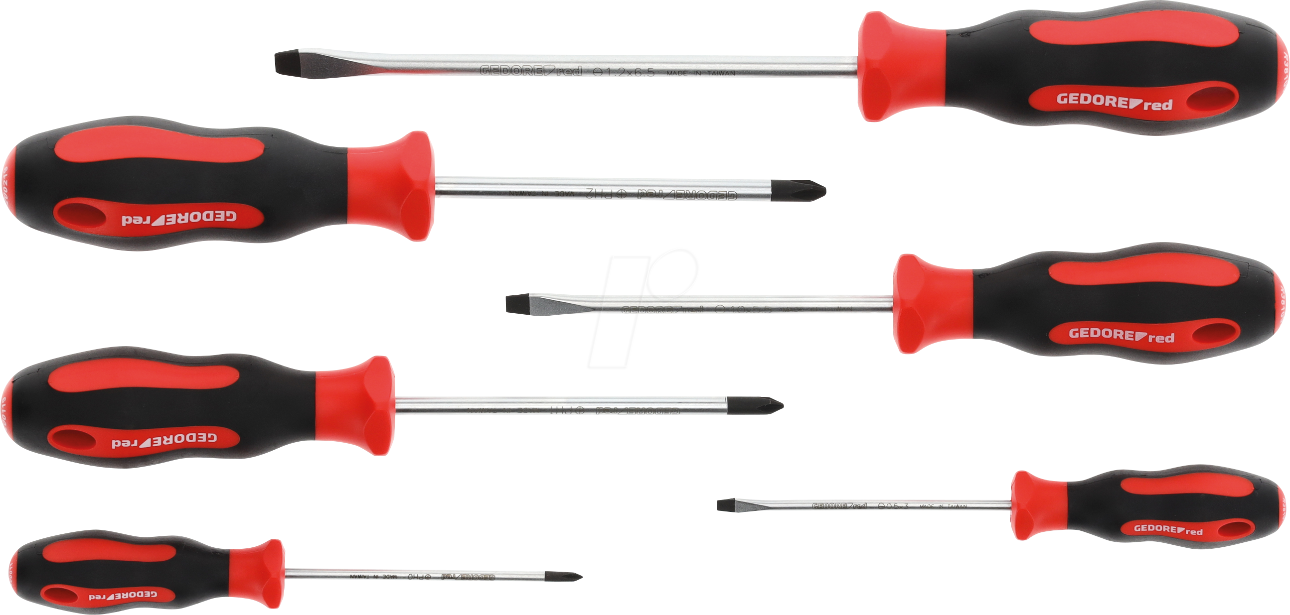 GEDO R38002006 - Schraubendreher-Satz, PH+SL, 6-teilig