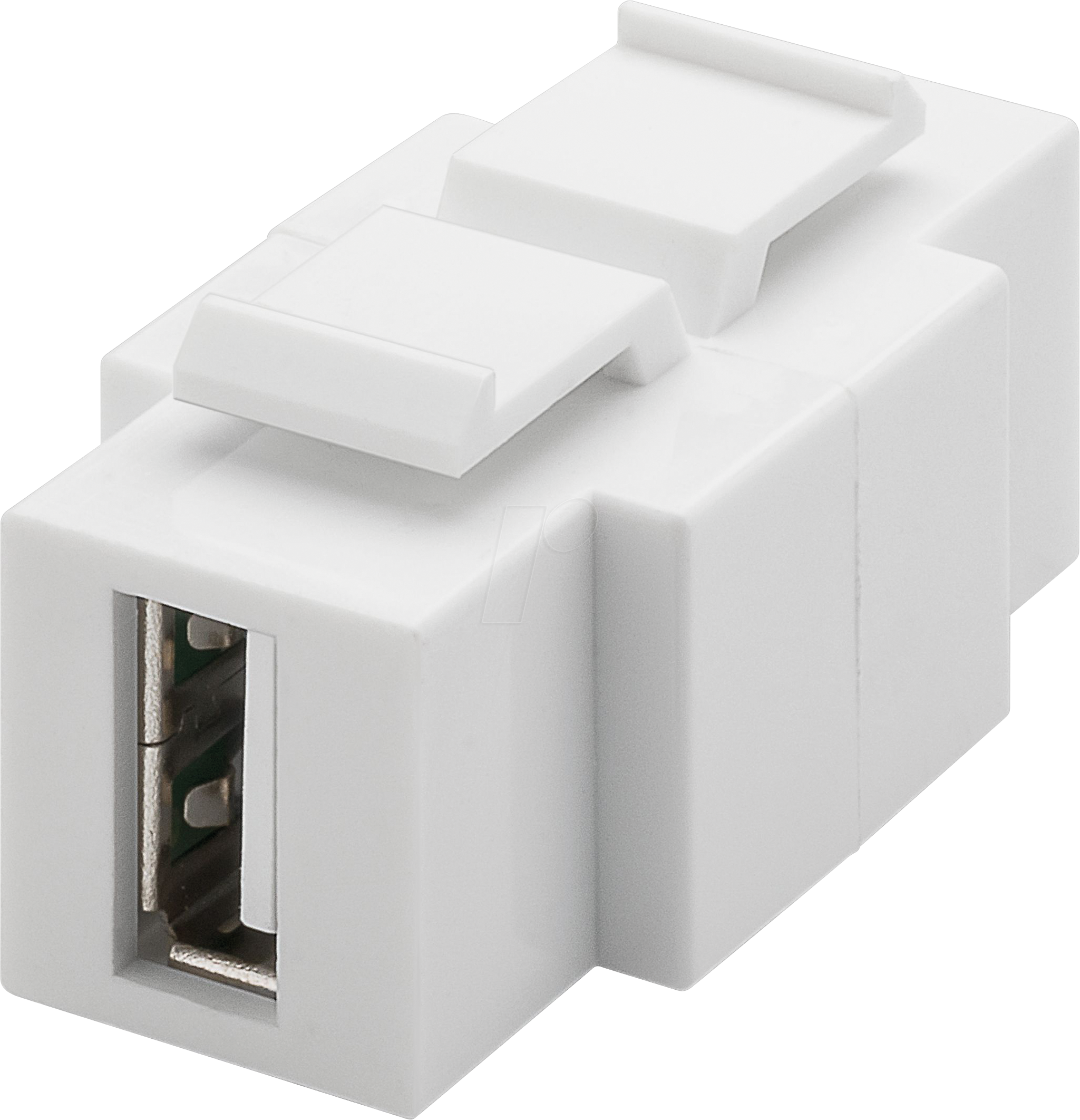 Thumbnail - GOOBAY 79930 - Keystone Modul USB 2.0 (Typ A) Buchse / USB 2.0 (Typ B) Buchse