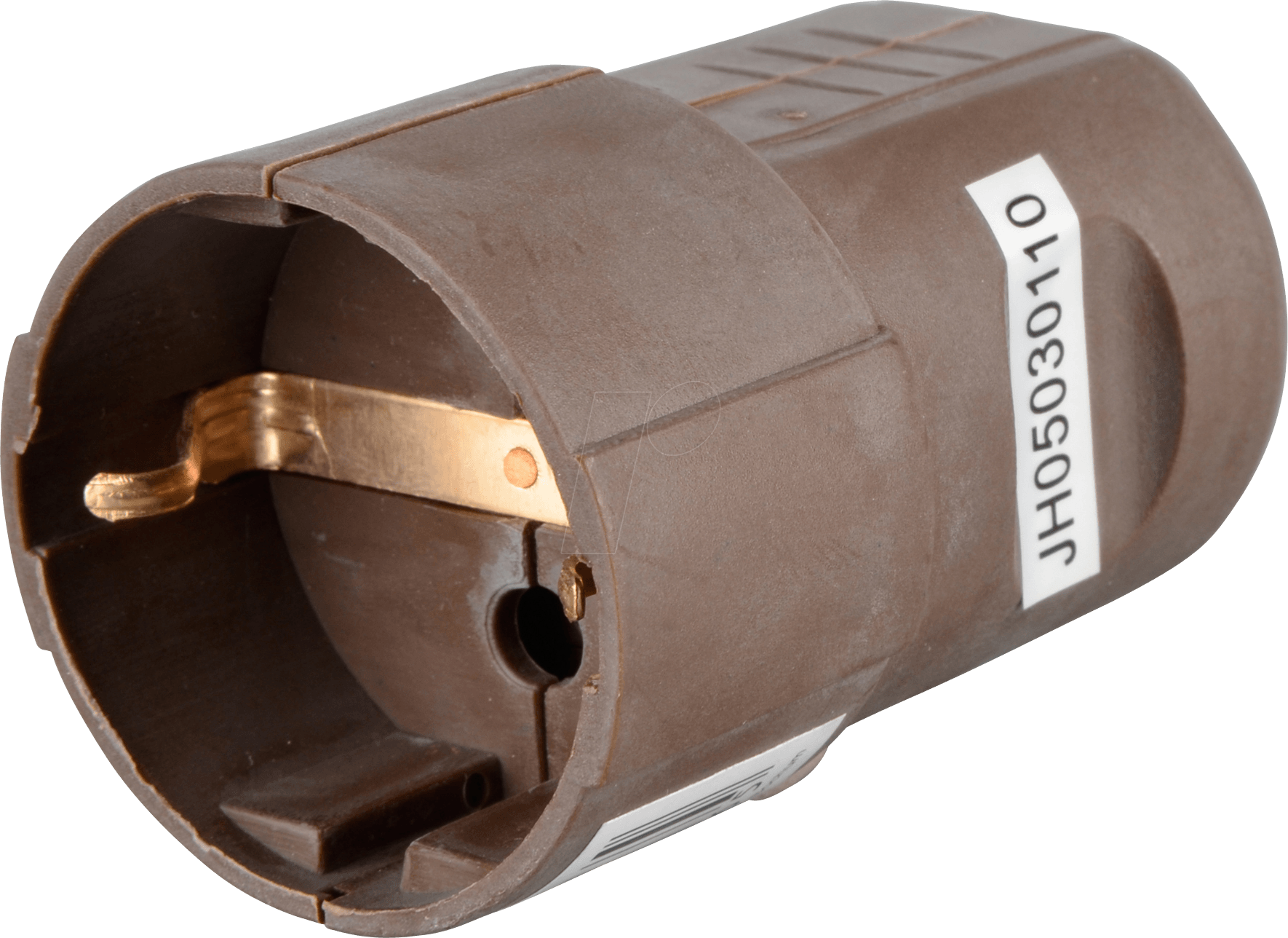 SSK 1 BR - Schutzkontaktkupplung Typ F - CEE 7/3, braun