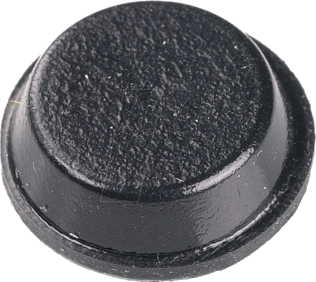 GF 62-6 - Klebefüße, Ø 20,6 mm, 5 mm, schwarz, 6er-Pack