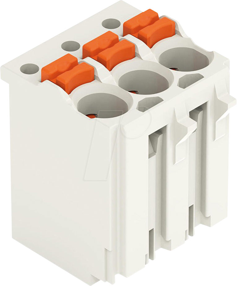 WAGO 2091-1123 - 1-Leiter-Federleiste, 3-polig, bis 1,5 mm²