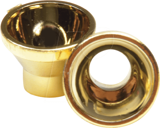 REFL METALL GO 2 - LED-Reflektor, 5 mm, metallisiert, gold warmton