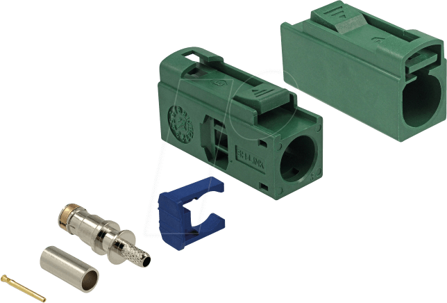 DELOCK 89689 - HF FAKRA E Buchse 25 mm (lang) zum Crimpen