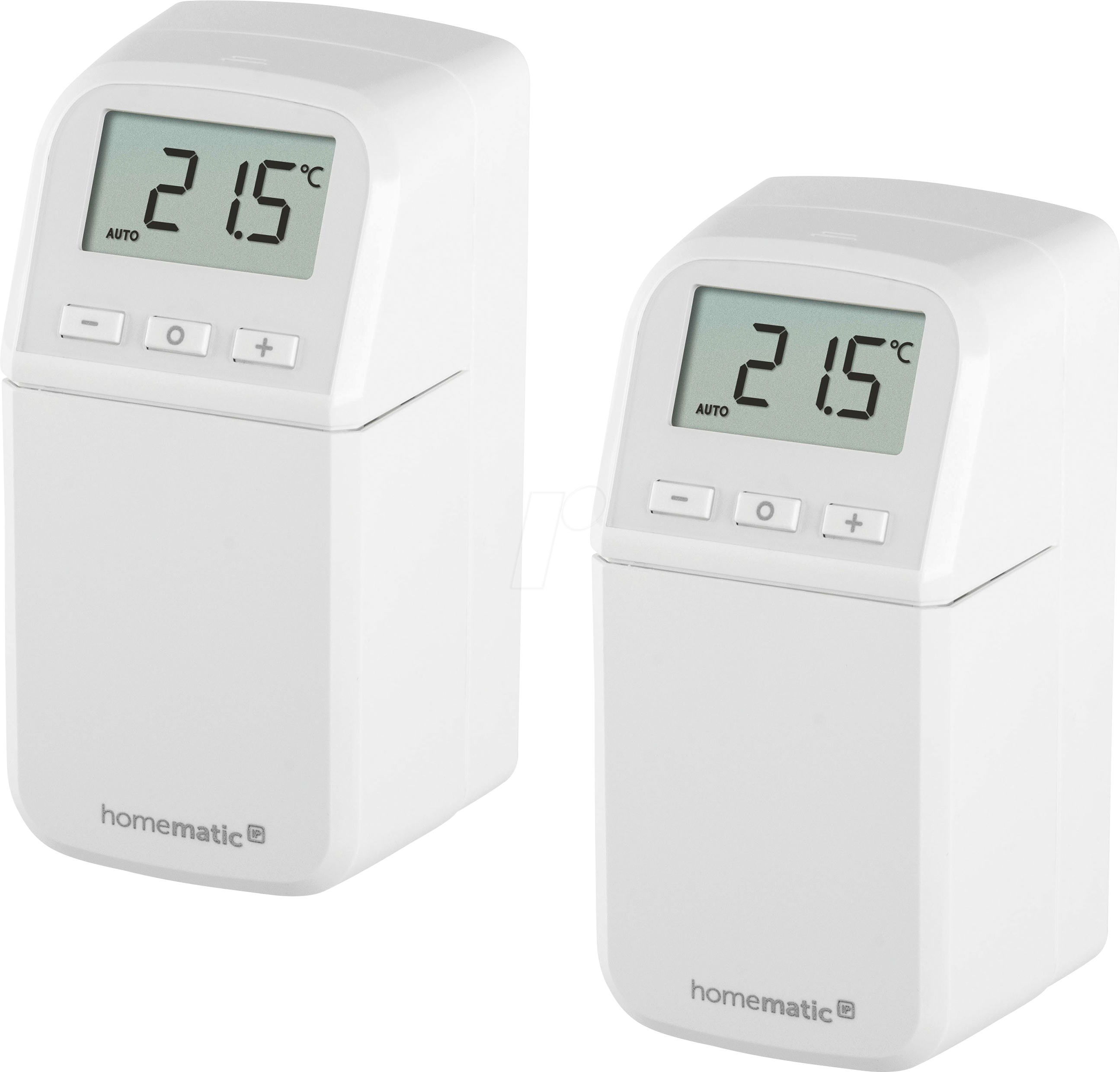 HMIP ETRV-CL-2 - Heizkörperthermostat - kompakt plus, 2 Stück