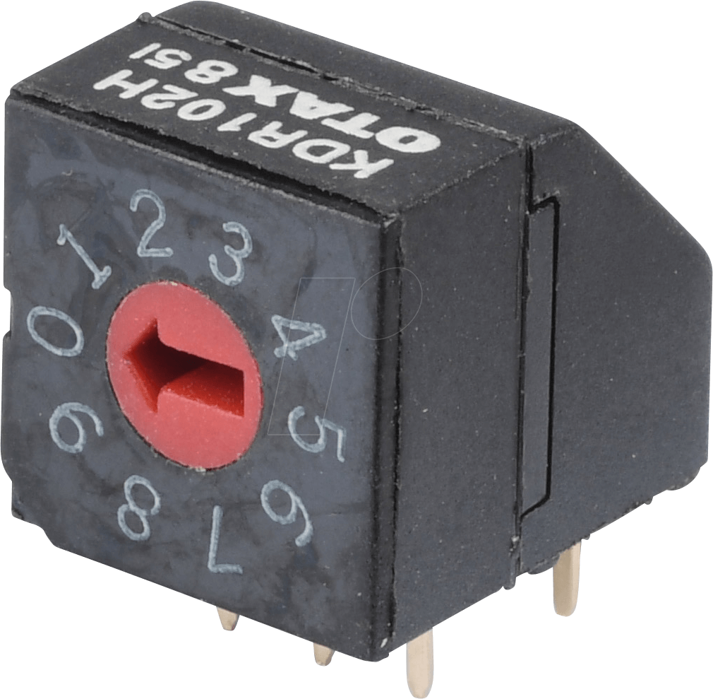 KDR 16H - Dreh-Codierschalter, 16-polig, horizontal