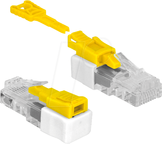 Thumbnail - DELOCK 85334 - Netzwerk RJ45 Secure Stecker Set 5 Stück