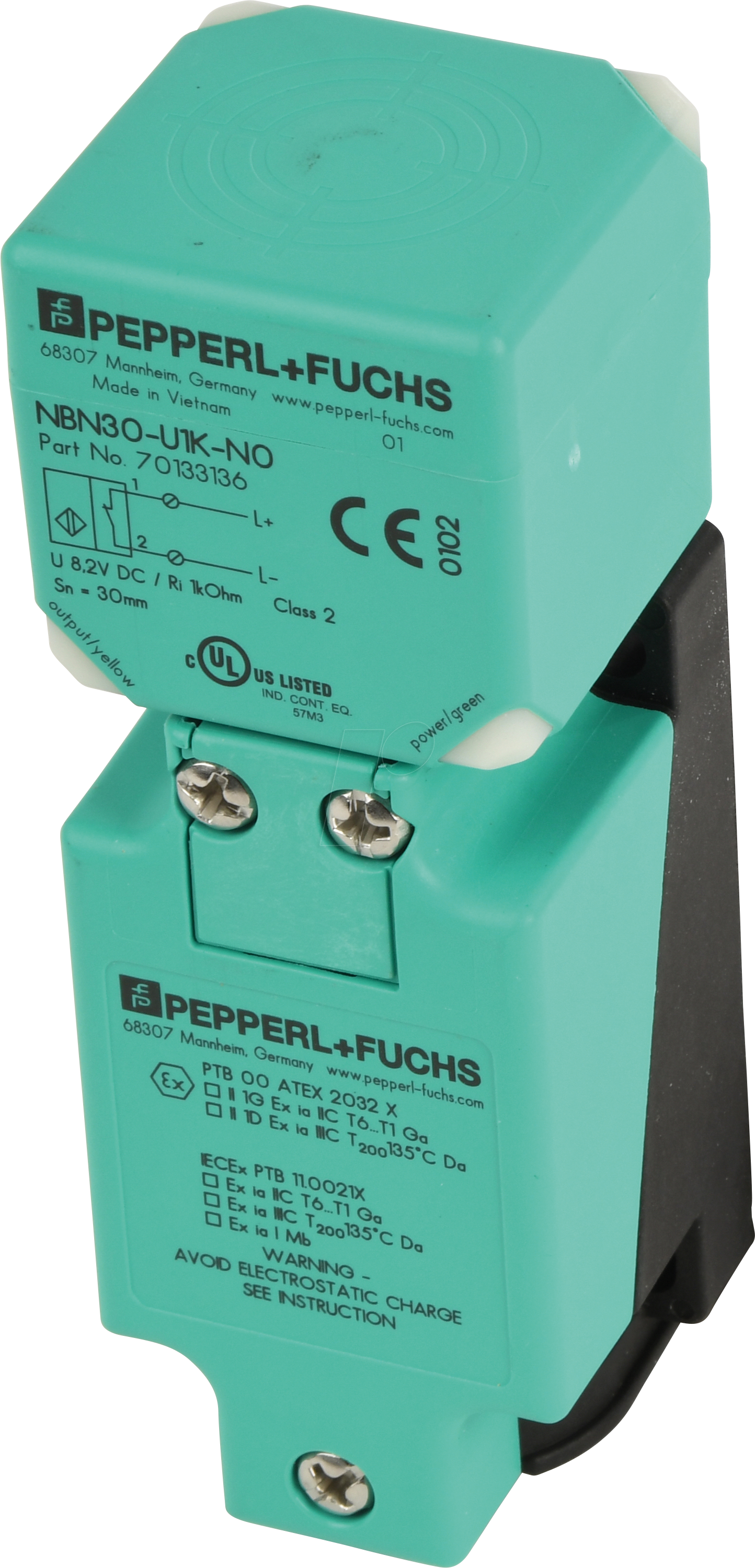 NBN30-U1K-N0 - induktiver Näherungssensor, 30 mm, NAMUR Öffner (NC)