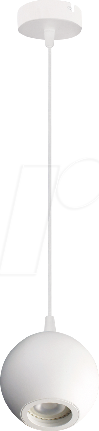 ELED 700131 - Pendelleuchte, GU10, rund, weiß