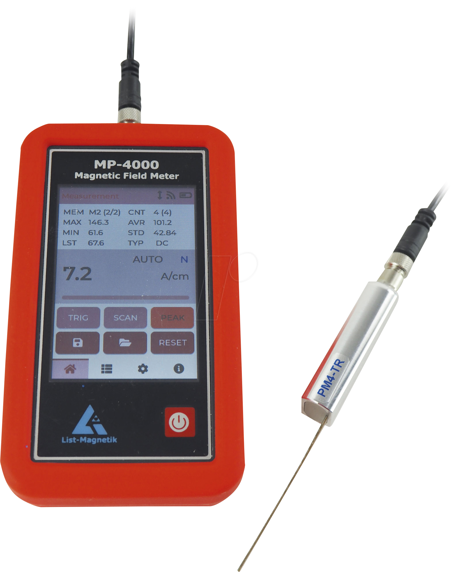PCE LMMP4000-4TR - Magnetfeldmessgerät LM-MP4000-4TR