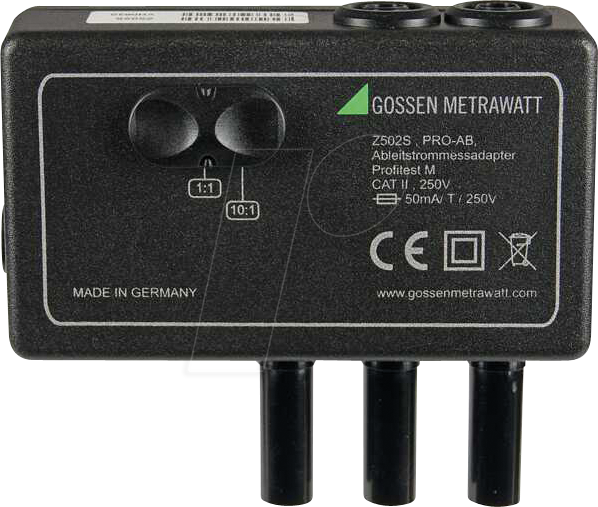 Thumbnail - GMCI Z502S - Adapter für PROFITEST MXTRA, für Ableitstrom