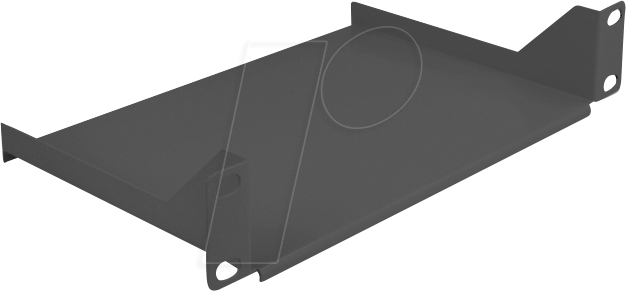DELOCK 66853 - 10'' Fachboden, 1 HE, schwarz