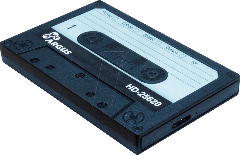 IT88884113 - externes 2.5'' SATA HDD Gehäuse, USB 3.0, Retro-Design