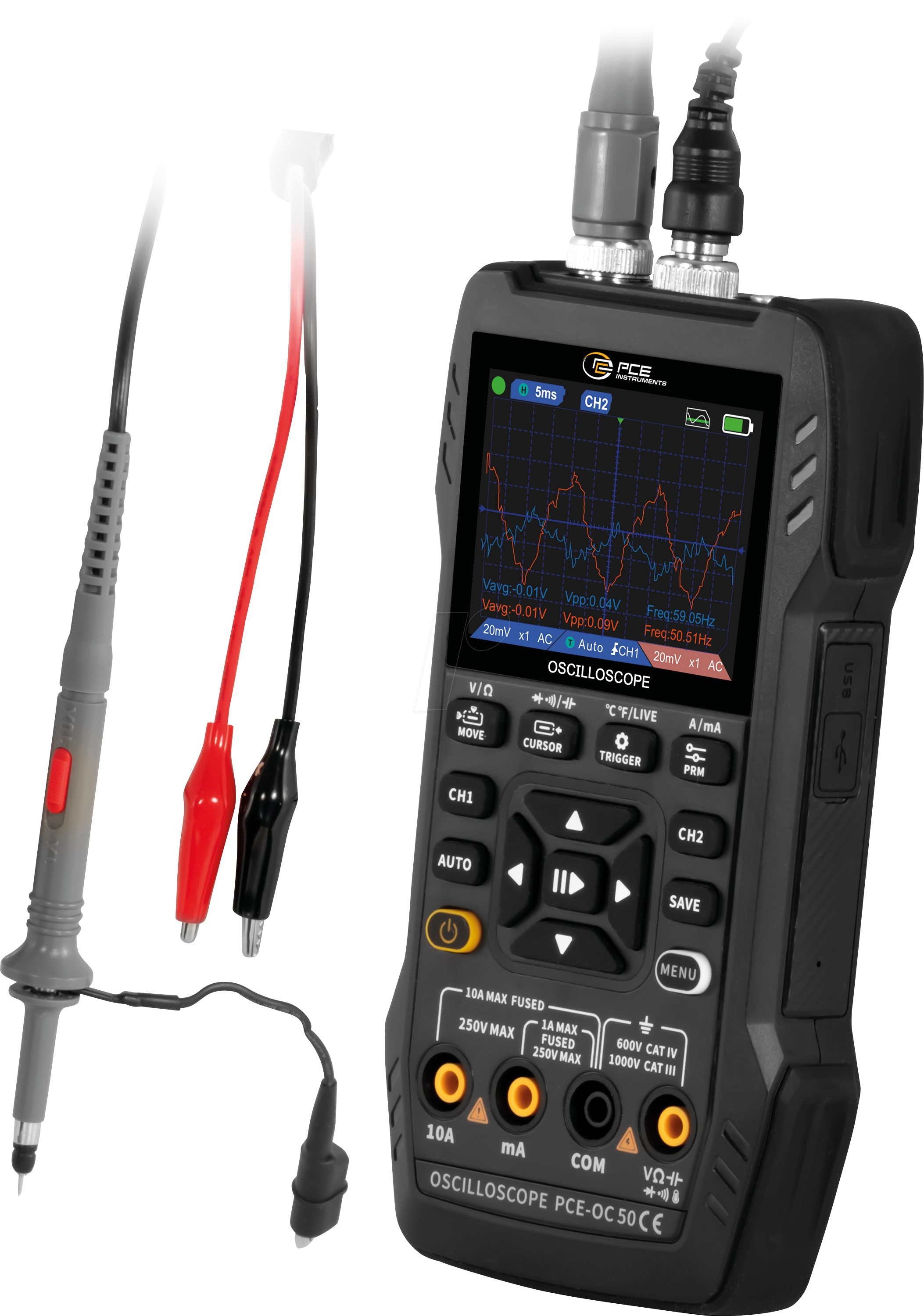 PCE OC 50 - Oszilloskop PCE-OC 50