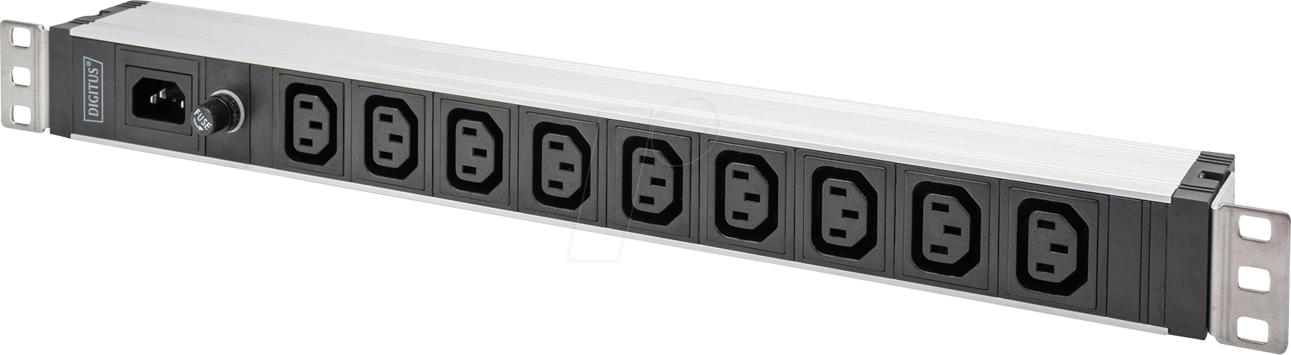 DIGI DN-95429 - 19'' Steckdosenleiste, 1HE, 9-fach