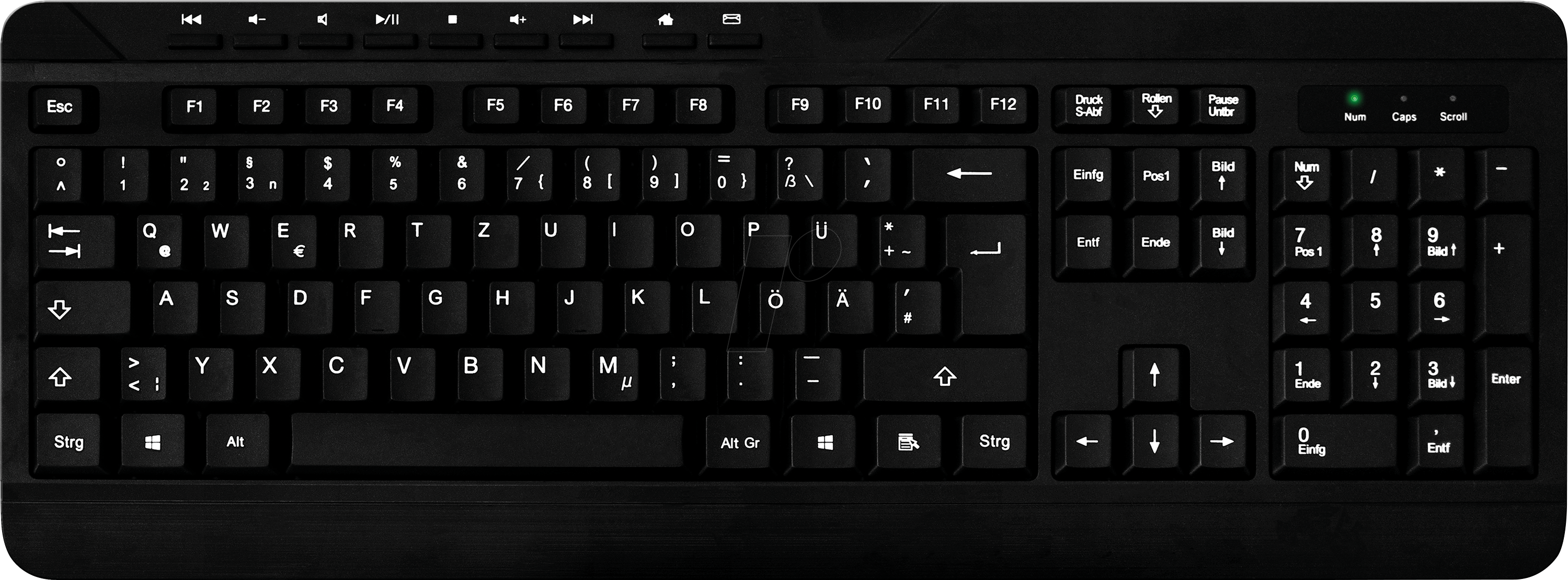 MR OS102 - Tastatur, USB, schwarz