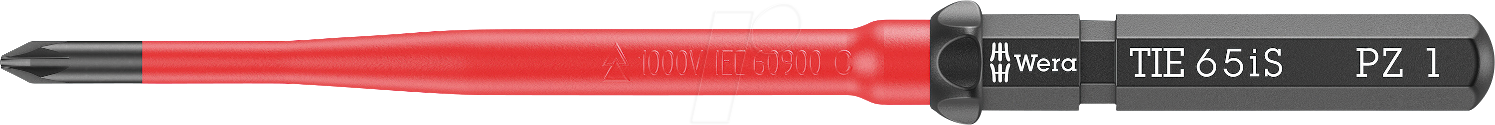 WERA 05006526001 - Wechselklinge Kraftform Kompakt, VDE 65 iS, Kreuzschlitz (PZ), 1