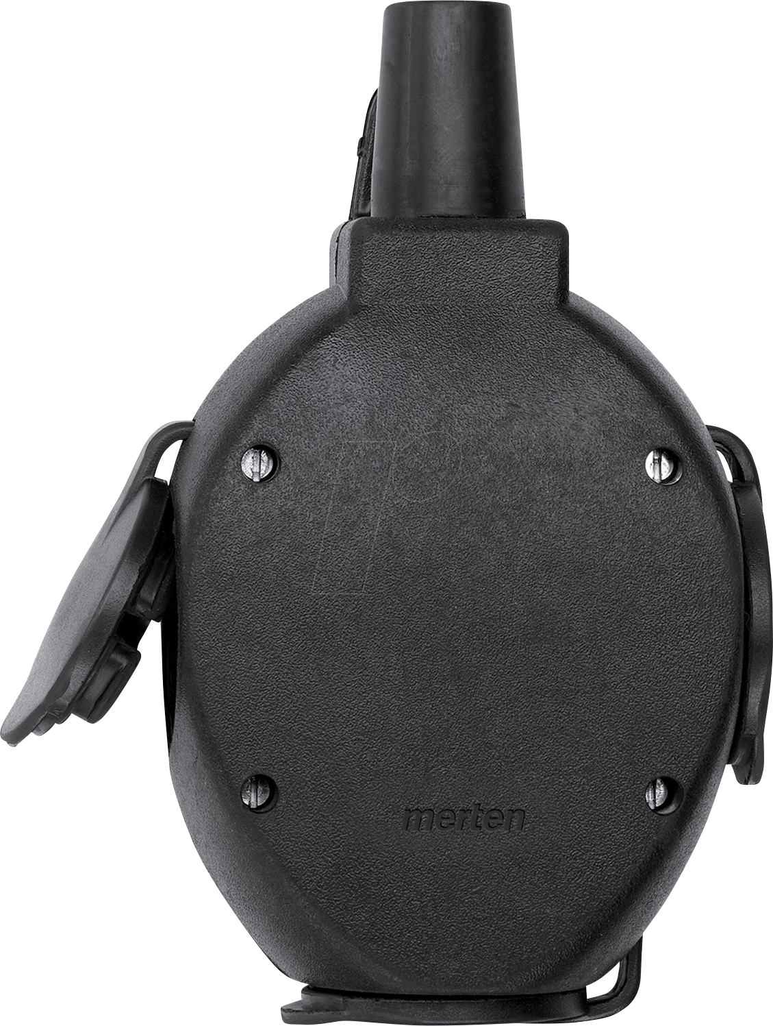 ME 179851 - Merten Vollgummi-Dreifach-Hängekupplung, schwarz