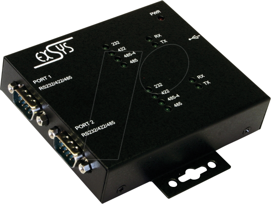 EXSYS EX-1333V - USB 2.0 Konverter, USB auf 2x RS-422/485