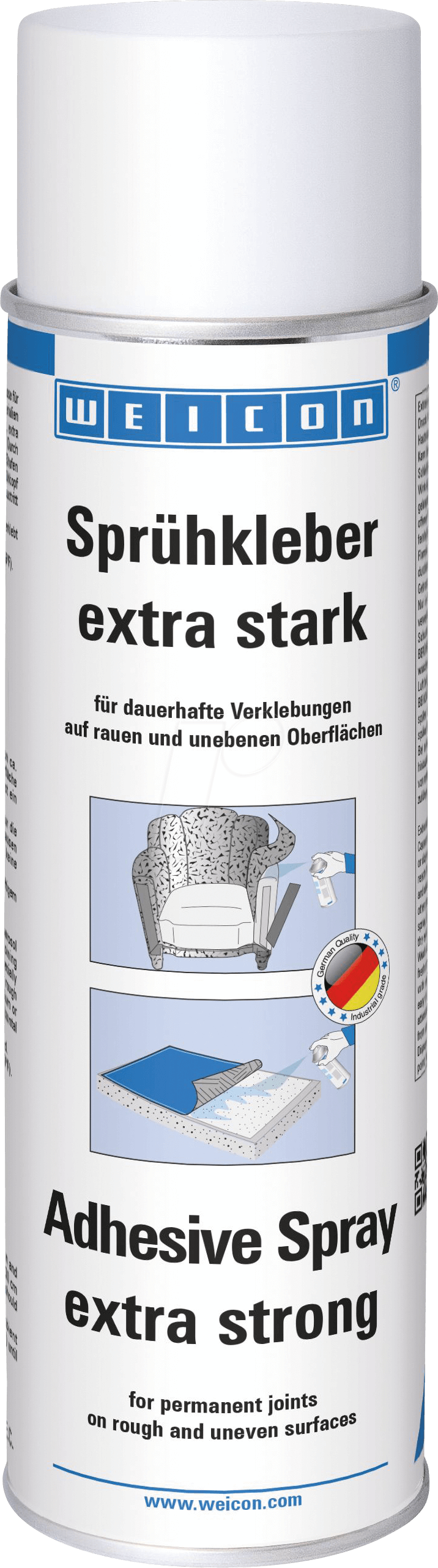 WEICON 11801500 - Sprühkleber, extra stark, 500 ml