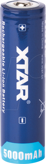 XTAR 21700 5000G - Industriezelle, Li-Ion Akku, 21700, 3,6 V, 5000 mAh, geschützt