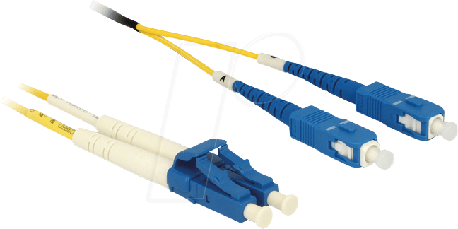 DELOCK 84609 - Duplex-LWL, LC/SC, 09/125µ 1 m OS2