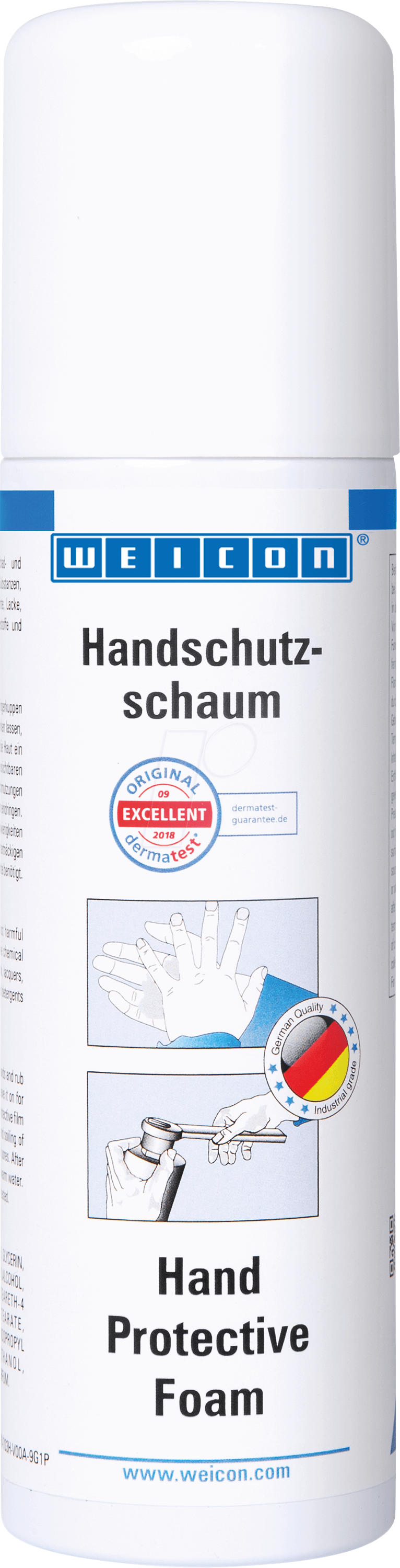 WEICON 11850200 - Handschutzschaum, flüssiger Handschuh, 200 ml