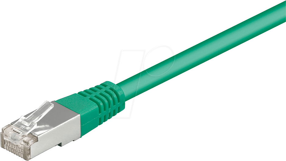 PATCHKABEL 1,5GN - 1,5 m Cat.5e-Kabel, grün, Netzwerkkabel RJ45
