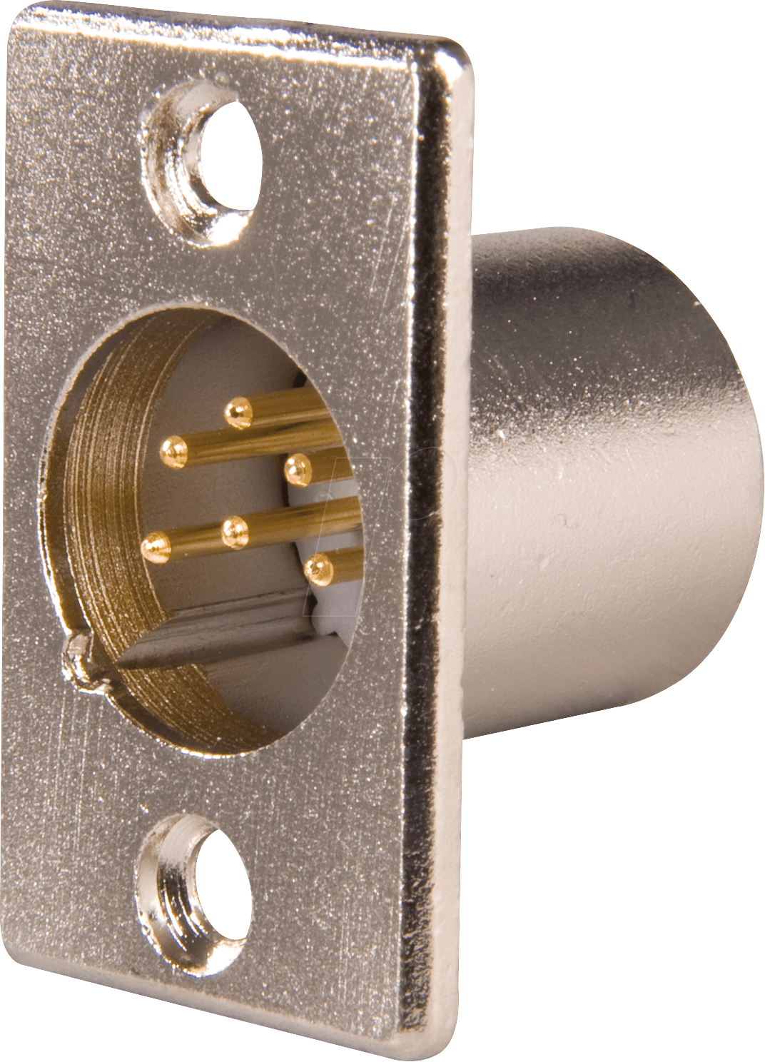 XLR 6ES - XLR-Einbaustecker, 6-polig