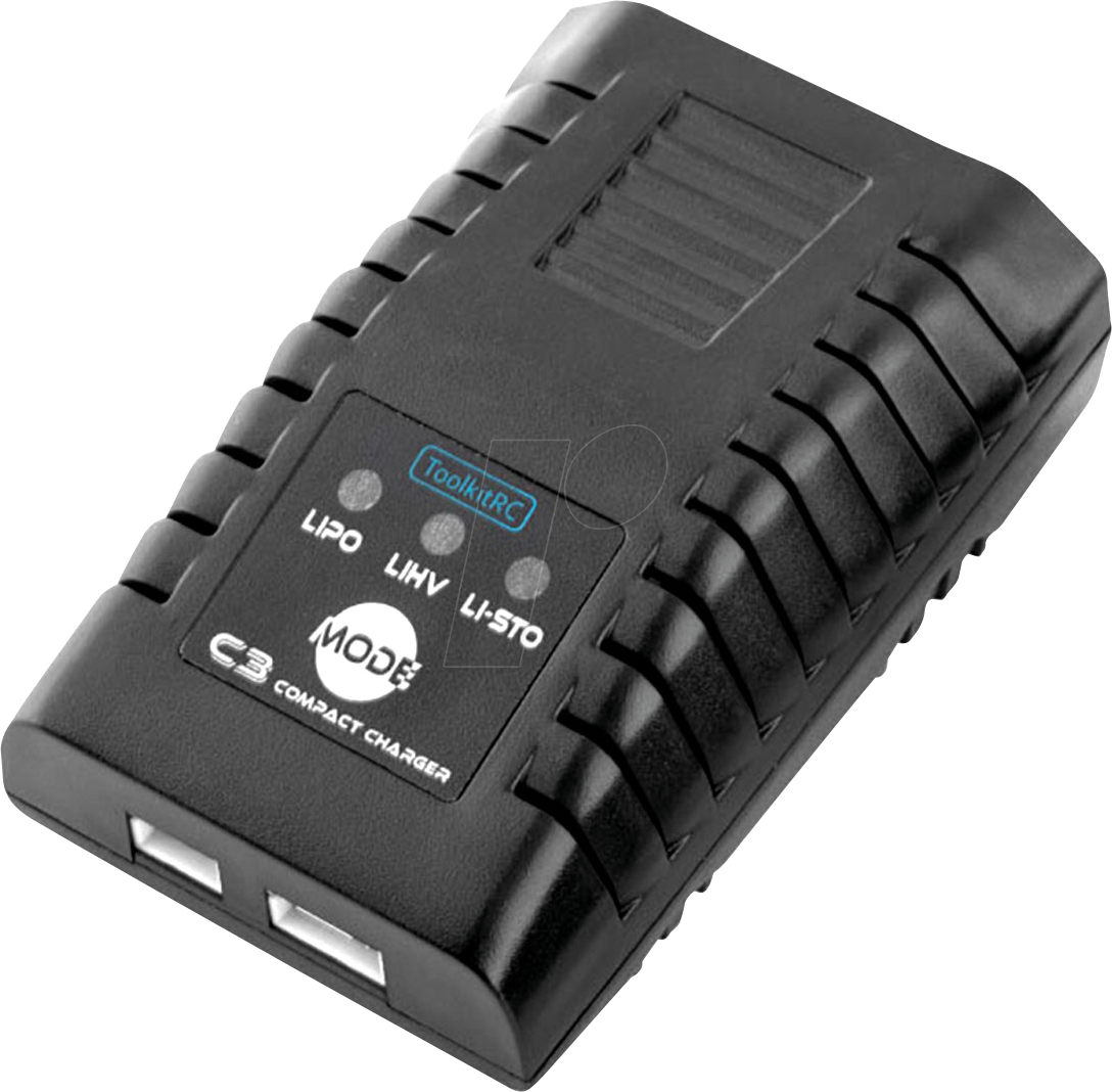 TKRC C3 - Ladegerät für Akkupacks C3, für 2-3s, 2,2 A, 25 W, LiPo