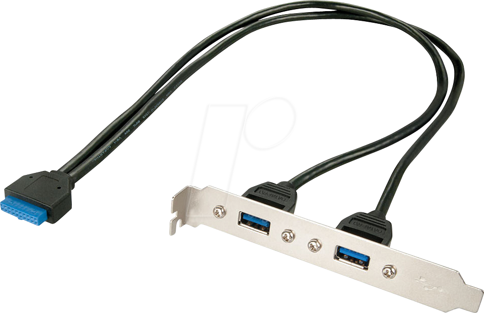 LINDY 33096 - Slotblech 2x USB 3.0 Typ-A™ Port