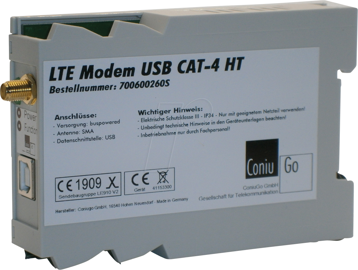 CONIU 700600260S - LTE Modem USB Hutschiene