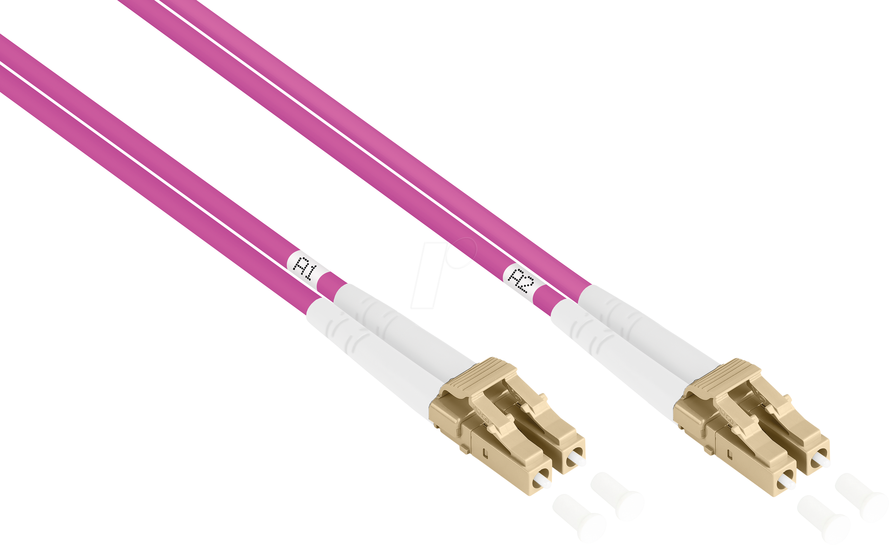 Thumbnail - GC LW-P850LC4 - Patchkabel LWL Duplex OM4 50/125 LC/LC, LSZH, 50 m