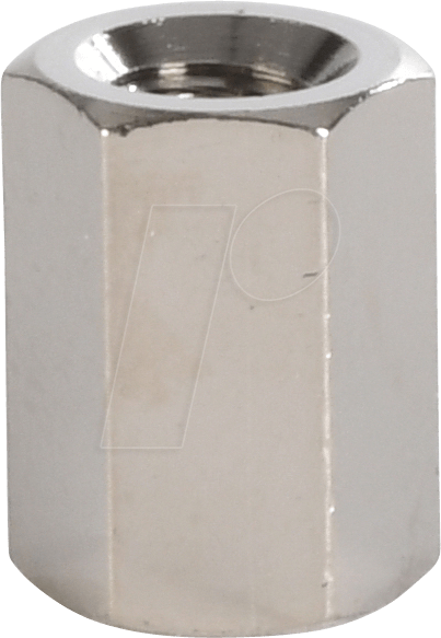 VT DI4 10MM - Distanzhülsen, Metall, 6-Kant, M4, 10mm