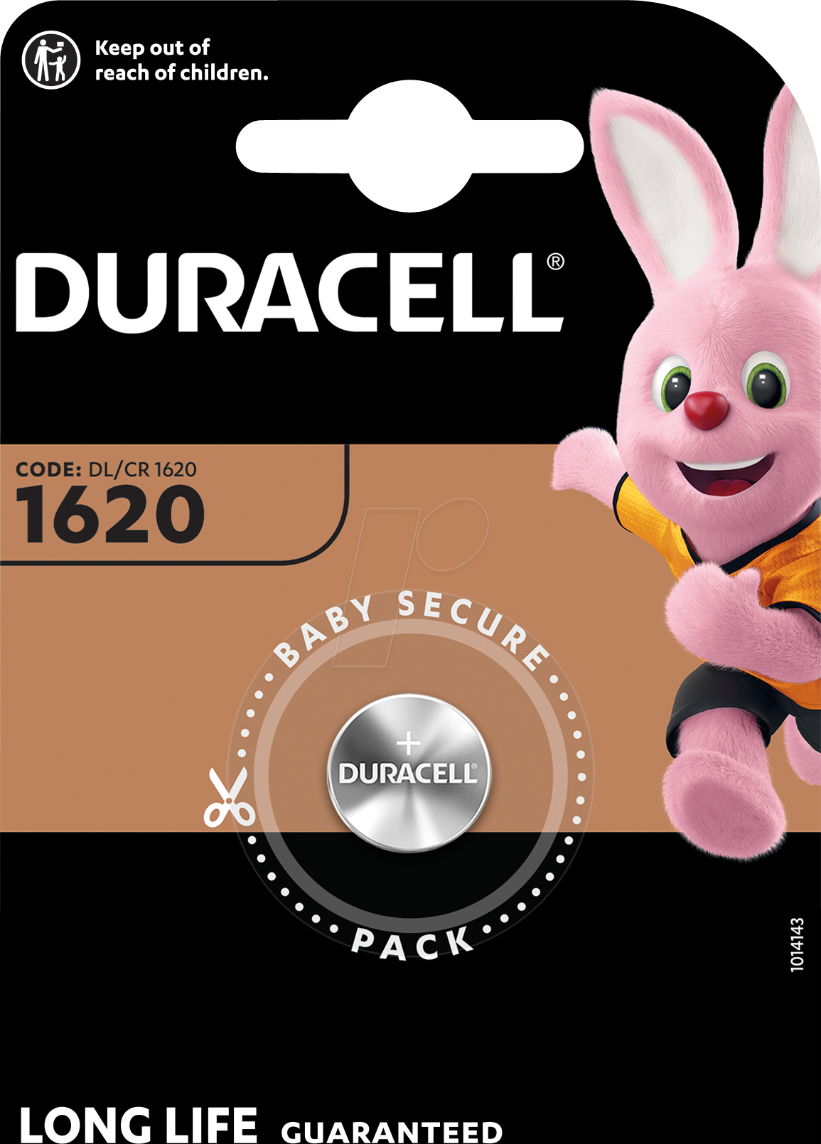 Thumbnail - DURA CR1620 X1 - Lithium-Knopfzelle, CR1620, 3V, 16,0x2,0 mm, 1er-Pack