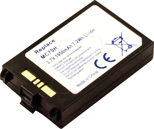 AKKU 34335 - Ersatzakku, Symbol MC70, Li-Ion, 1950 mAh