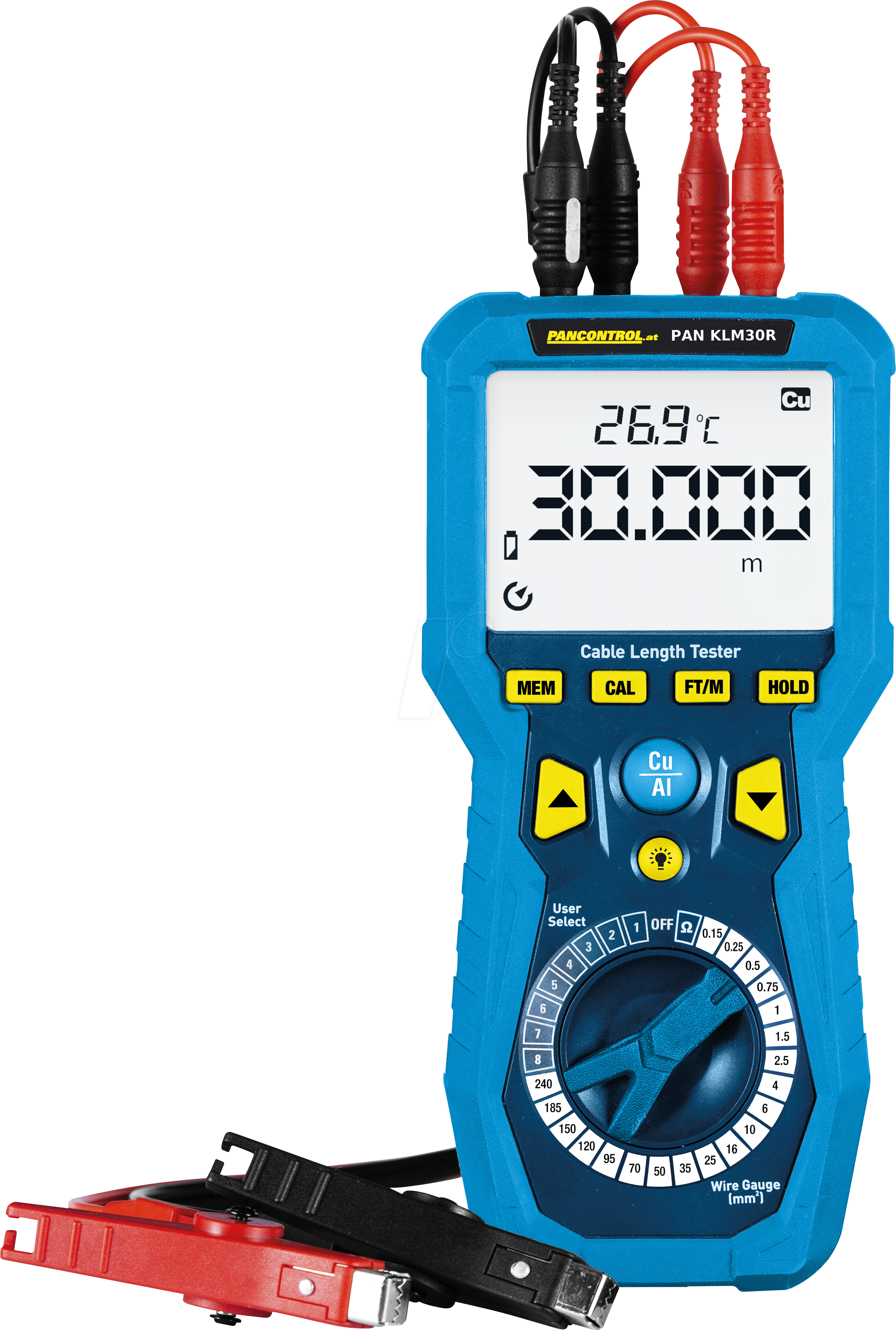 PAN KLM30R - Kabellängen-Messgerät , 0,1 m - 30 km