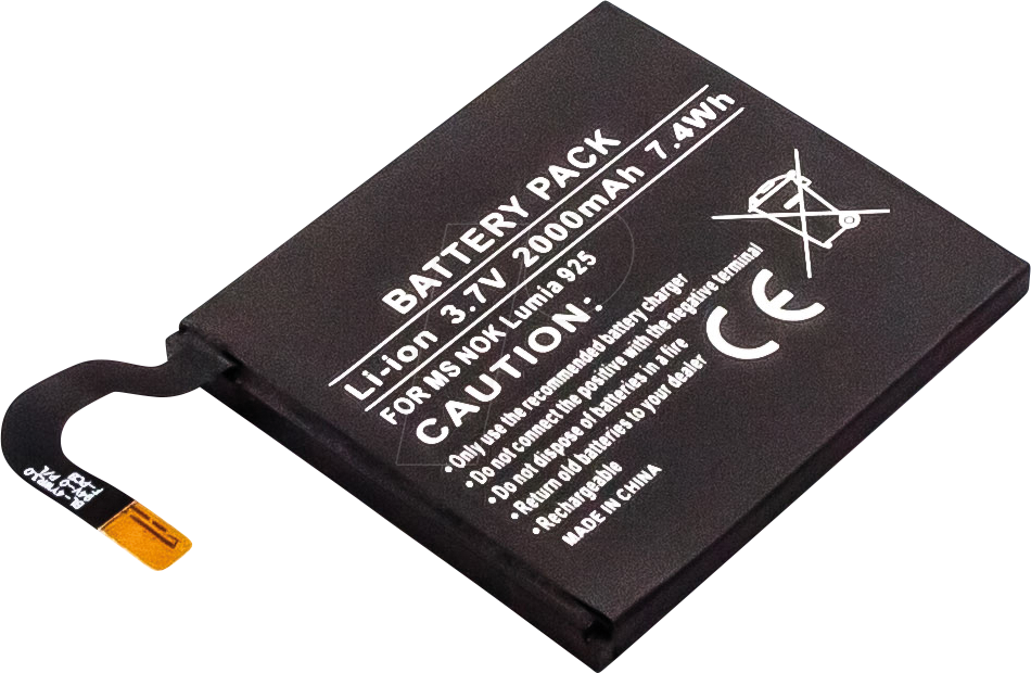 AKKU 14165 - Smartphone-Akku für Microsoft-Geräte, Li-Ion, 2000 mAh