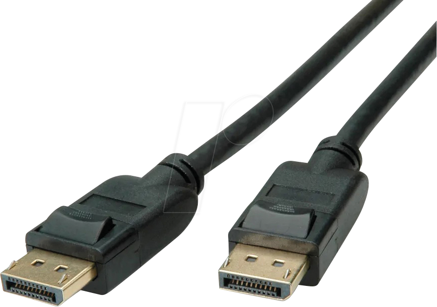 Thumbnail - ROLINE 11455810 - DisplayPort Kabel, 8K, 60Hz, schwarz, 1 m